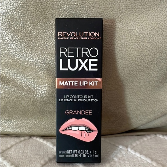 Revolution Other - NIB Revolution Retro Luxe Matte Lip Kit - Grandee
